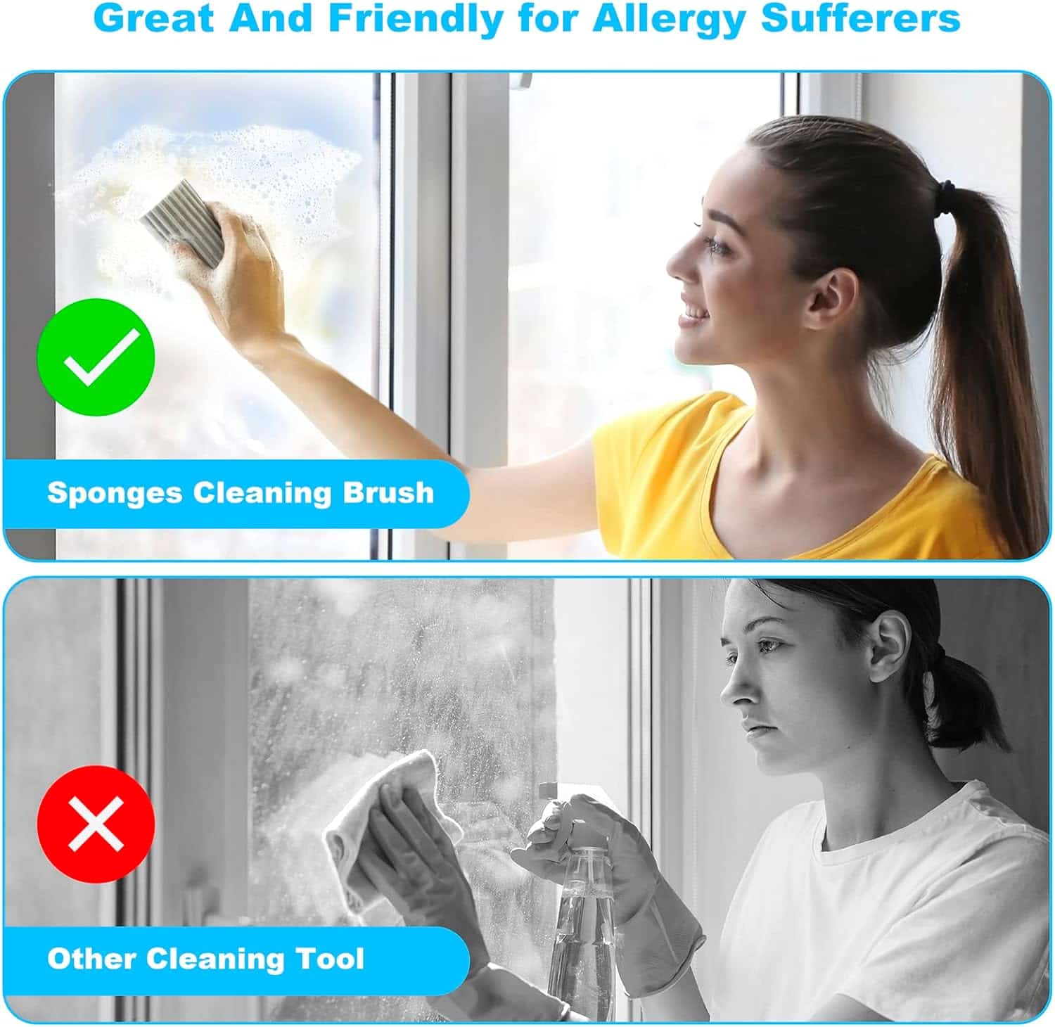Damp Duster Sponge ( 3 pcs )