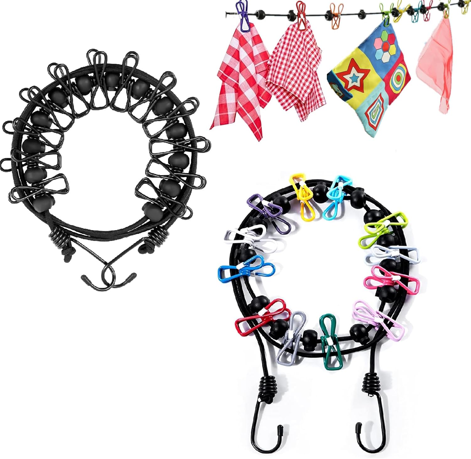 Retractable Portable Clothesline ( 2 pcs ) - Top quality